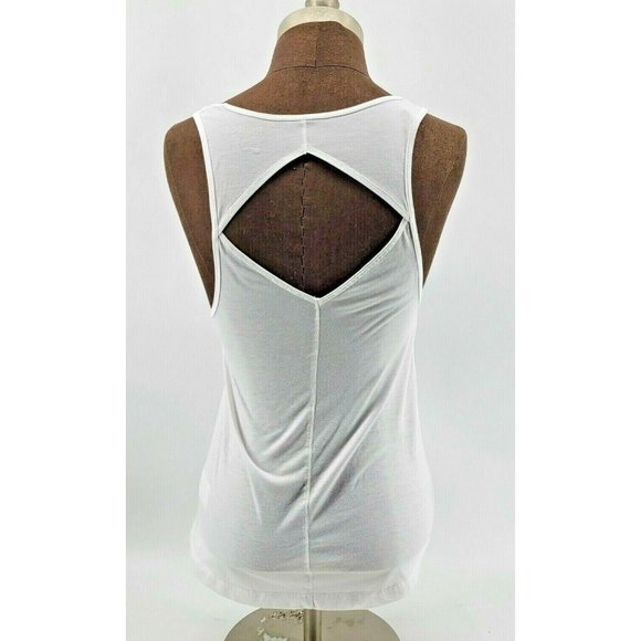 Women's Reebok Tank Top | Be Free Patriotic Graphic | Open Back Cutout | Size XS - Picture 5 of 7